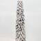 6ft. Pre-Lit Pencil Flocked Alpine Artificial Christmas Tree, Clear Lights